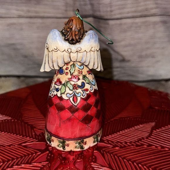 Jim Shore Angel‎ Ornament Winter On The Wing Heartwood Creek Miniature 2010 - Picture 3 of 6